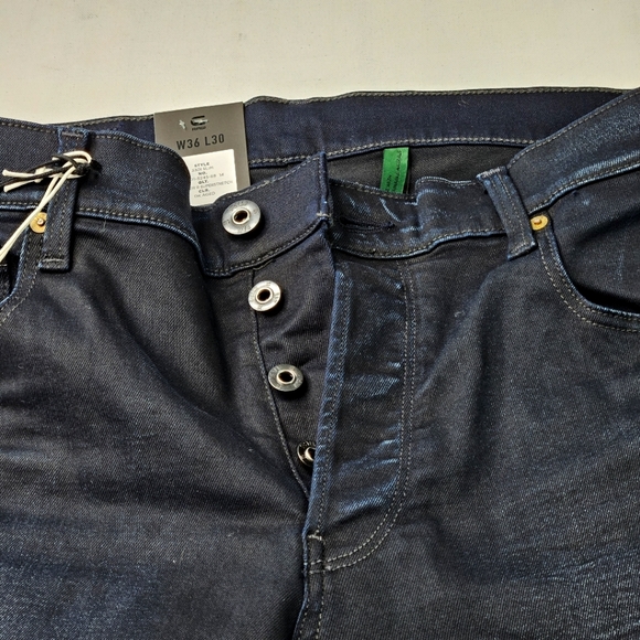 G-Star Raw Men's 3301 Slim Fit Jeans size 36/30 - Picture 10 of 12